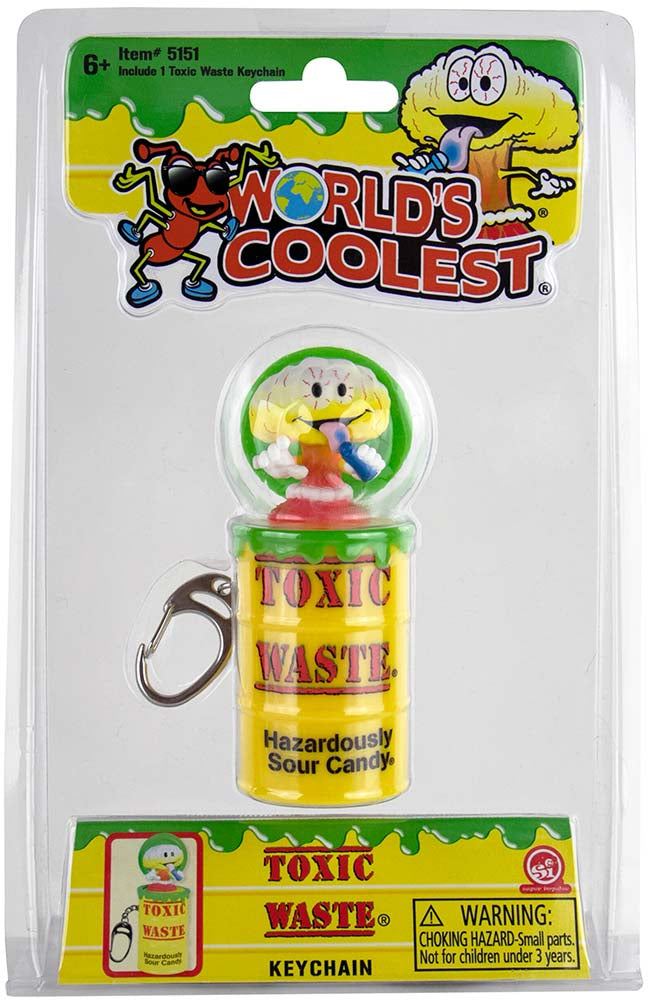 World's Coolest Toxic Waste Keychain Keychain