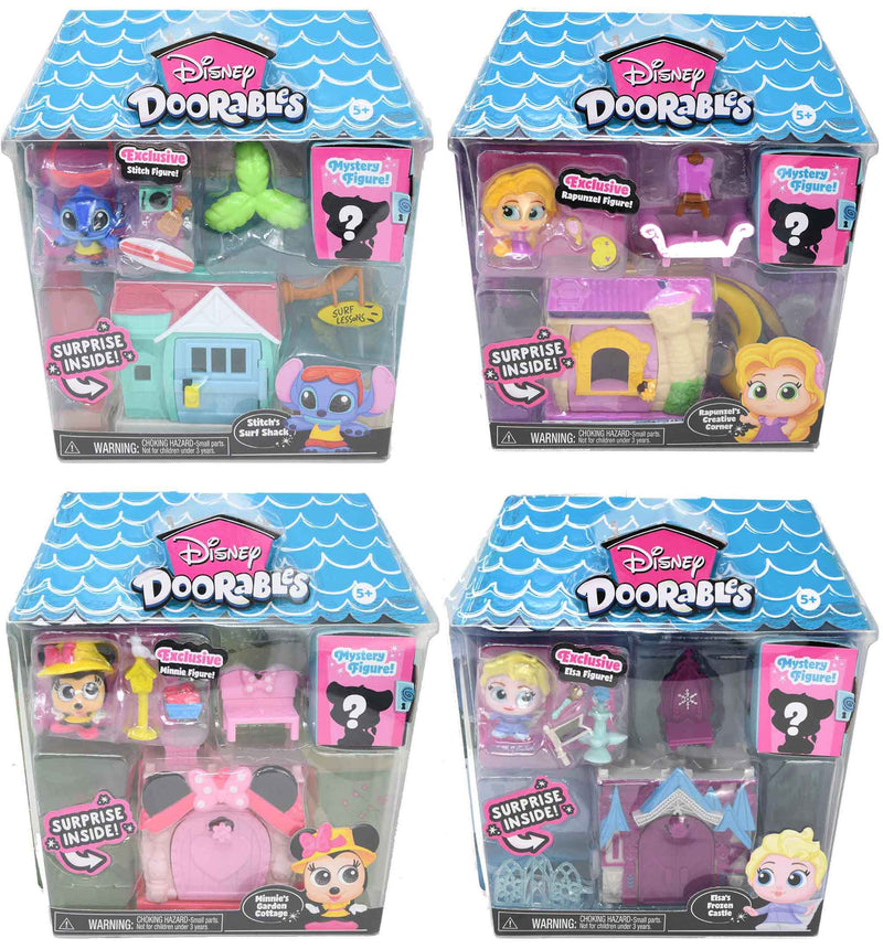 Disney Doorables Mini Playset (Complete Set of 4)