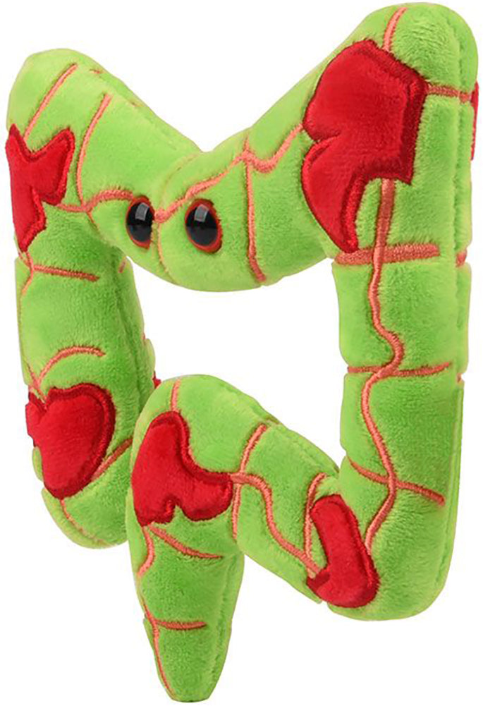 Giant Microbes Plush - Crohn's & Colitis angled