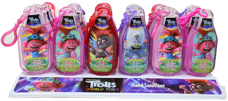 Fruit Scented antibacterial Hand Sanitizer - Trolls complete set of 24