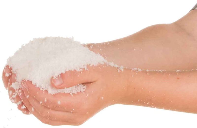 Insta-Snow in hands (Half Gallon) Steve Spangler Science