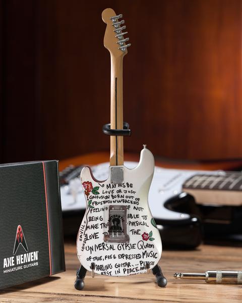 Jimi Hendrix Miniature Fender™ Strat™ "Saville" Guitar Replica Collectible - Officially Licensed (JH-805)