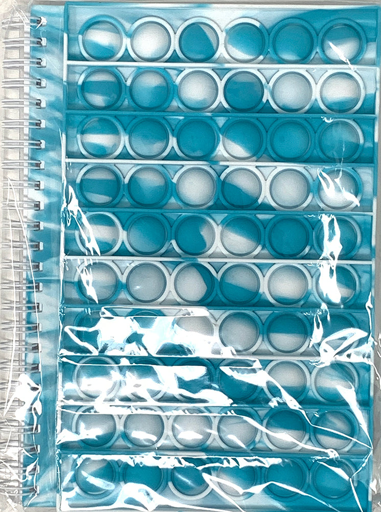 Pop Pop Stress Relief Journals (Ocean Blue & White)