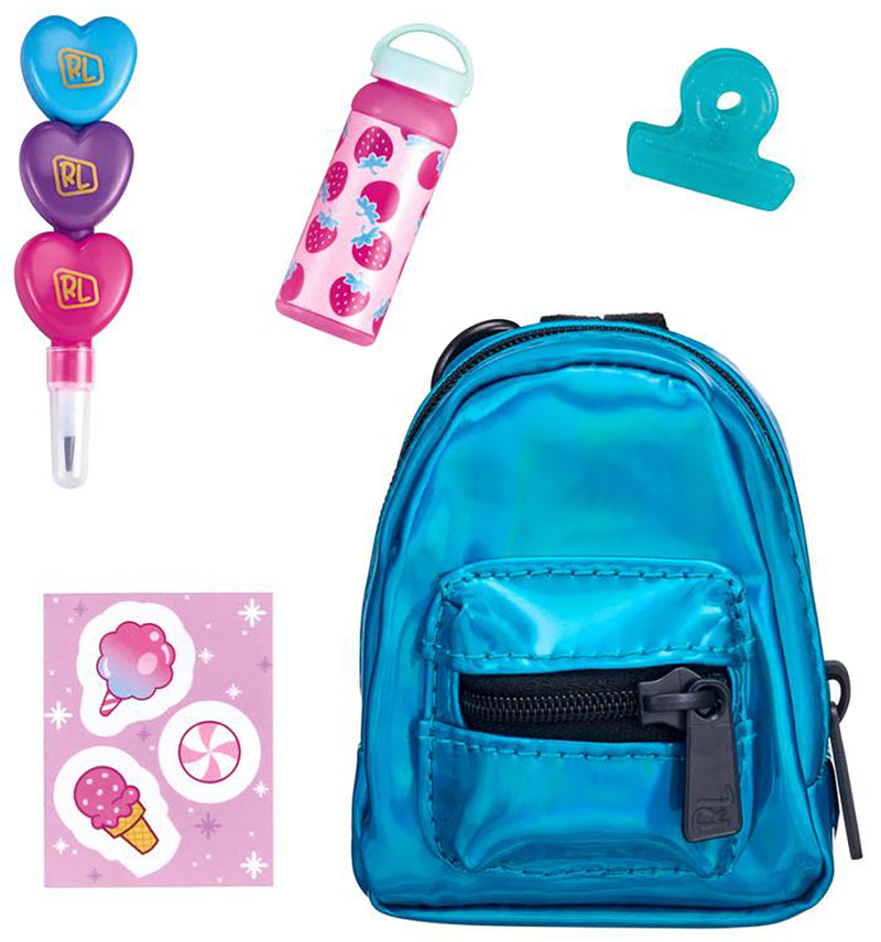 Shopkins Real Littles Backpacks! Series 3 Shiny Teal