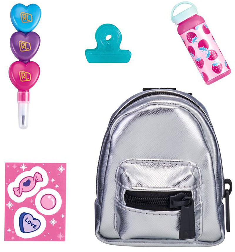 Shopkins Real Littles Backpacks! Series 3 Super Silver look inside