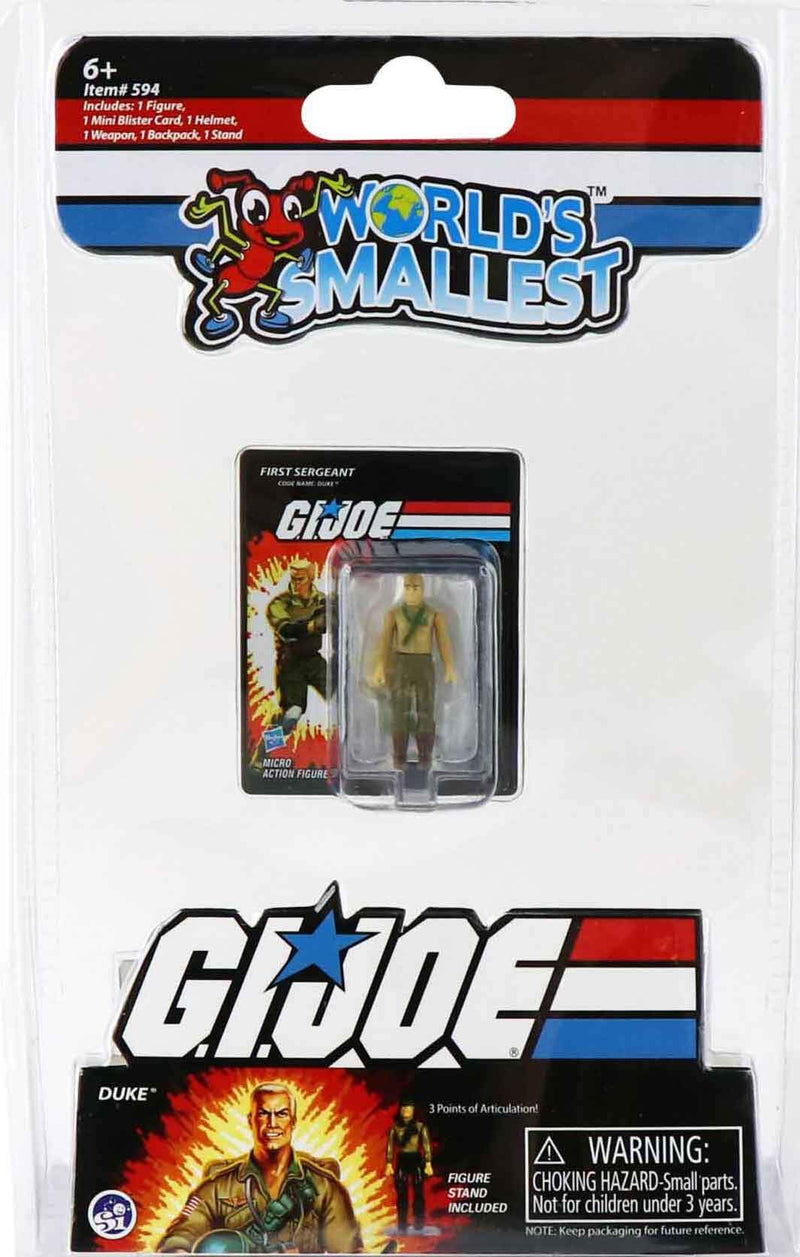 World's Smallest GI Joe vs Cobra - Duke in package