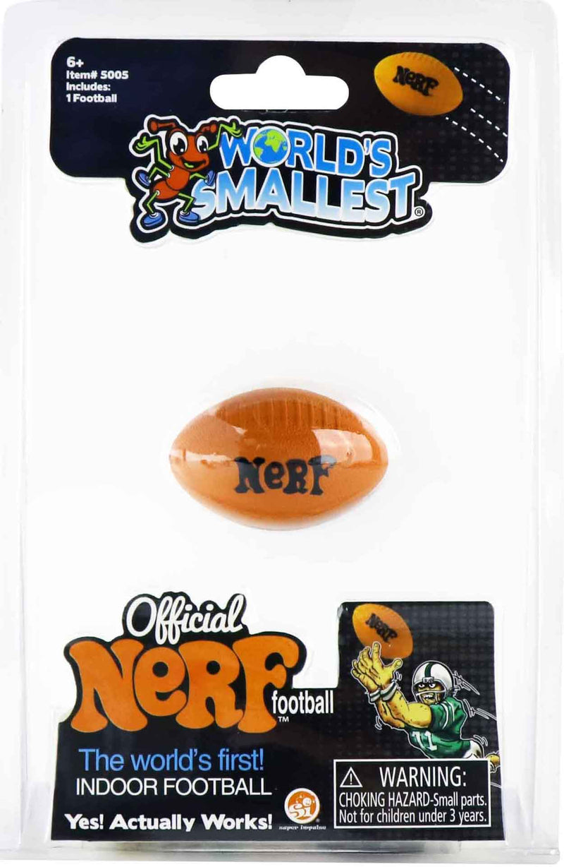 World’s Smallest Nerf Football