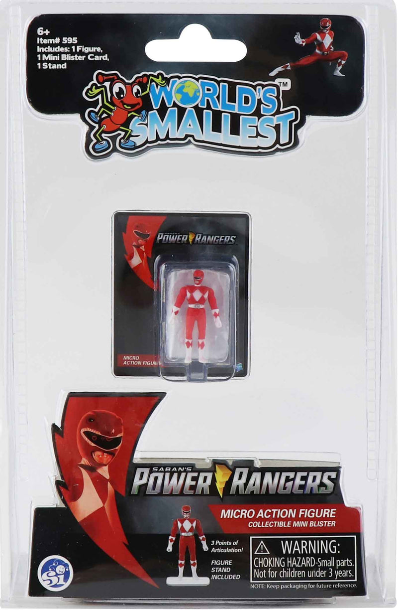 World's Smallest Power Ranger Action Figure - Pink