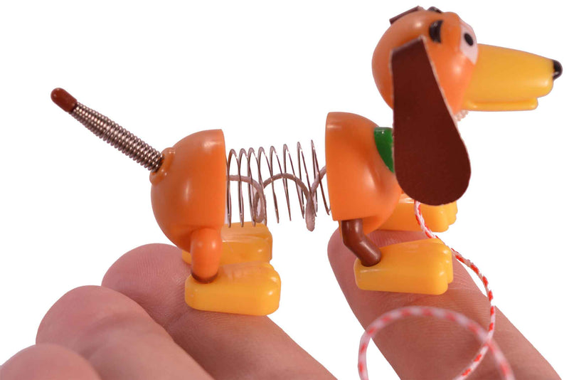 World Smallest Slinky Dog in hand