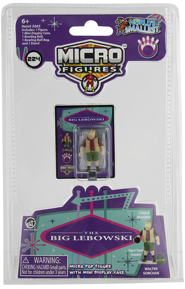 World’s Smallest The Big Lebowski Micro Figures - Walter