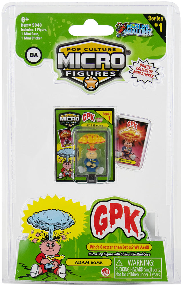 World's Smallest (GPK) Garbage Pail Kids (Adam Bomb)