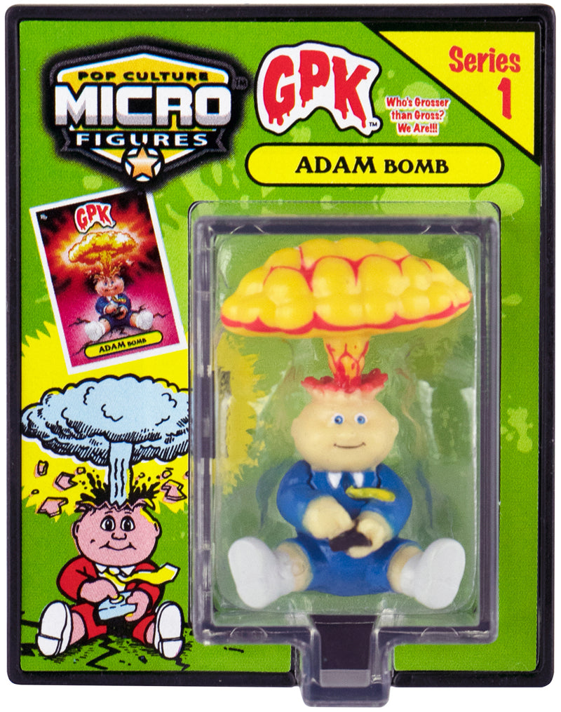 World's Smallest (GPK) Garbage Pail Kids (Adam Bomb) in action