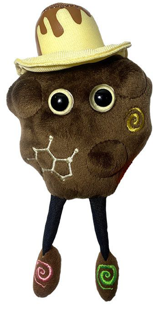 Giant Microbes Plush - Chocolate